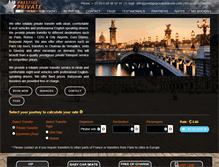 Tablet Screenshot of prestigeprivatetransfer.com